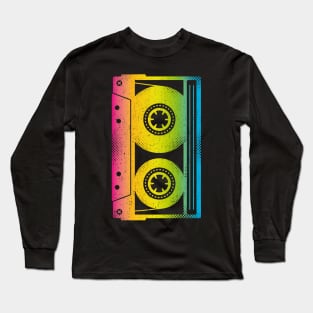 Cassette Tape 80s 90s Vintage Retro Funny Halloween Long Sleeve T-Shirt